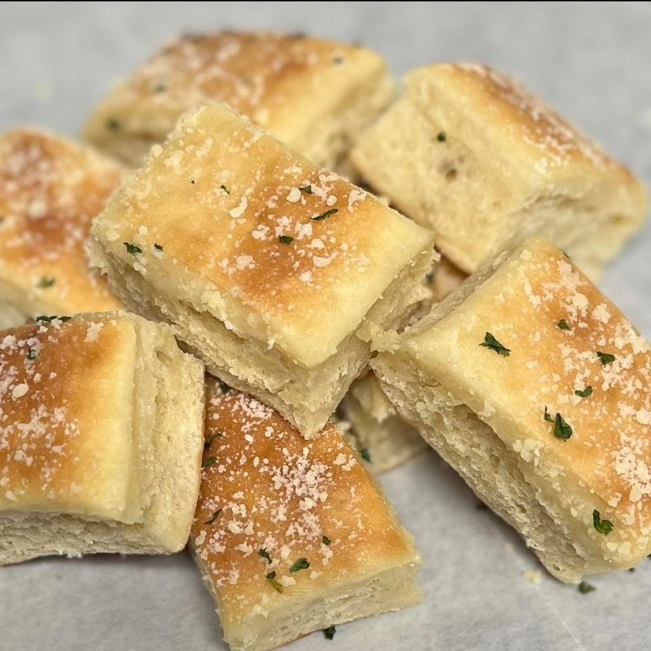 Hub Bites Parmesan Bread